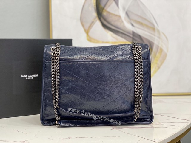 YSL专柜款女包 聖羅蘭經典款niki油蠟皮包包 YSL肩背斜挎包 498883  jjh1009